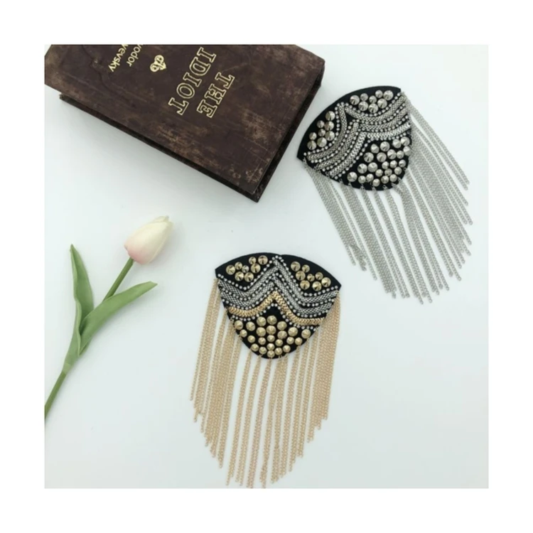 New arrival Two color satellite nail plus drill chain plus chain heart-shaped retro seal