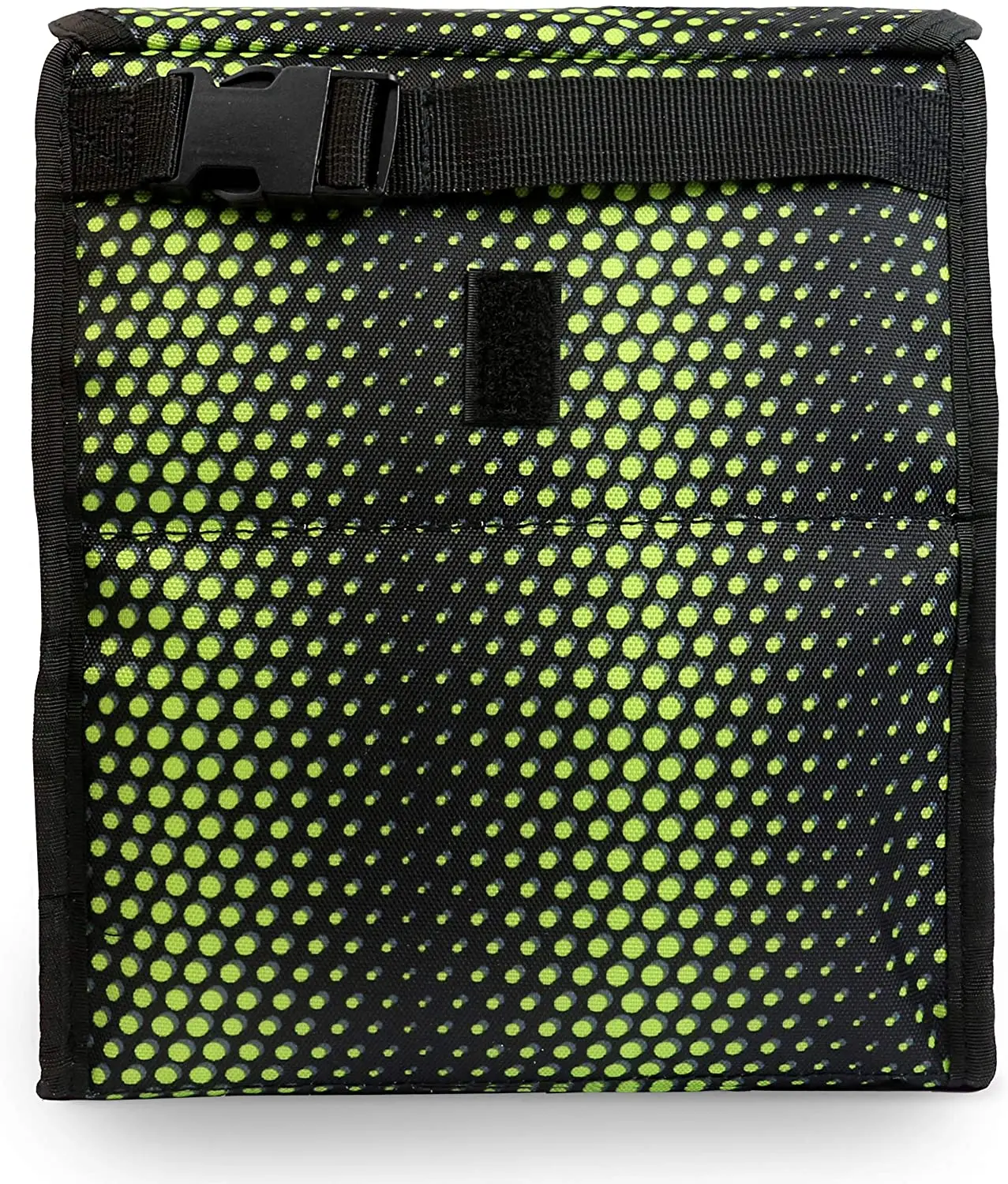 
Freezable Lunch Bag With Zip Closure Green Spotted Venom Large Capacity Rectangular For Keep Warm Lunch Bag 