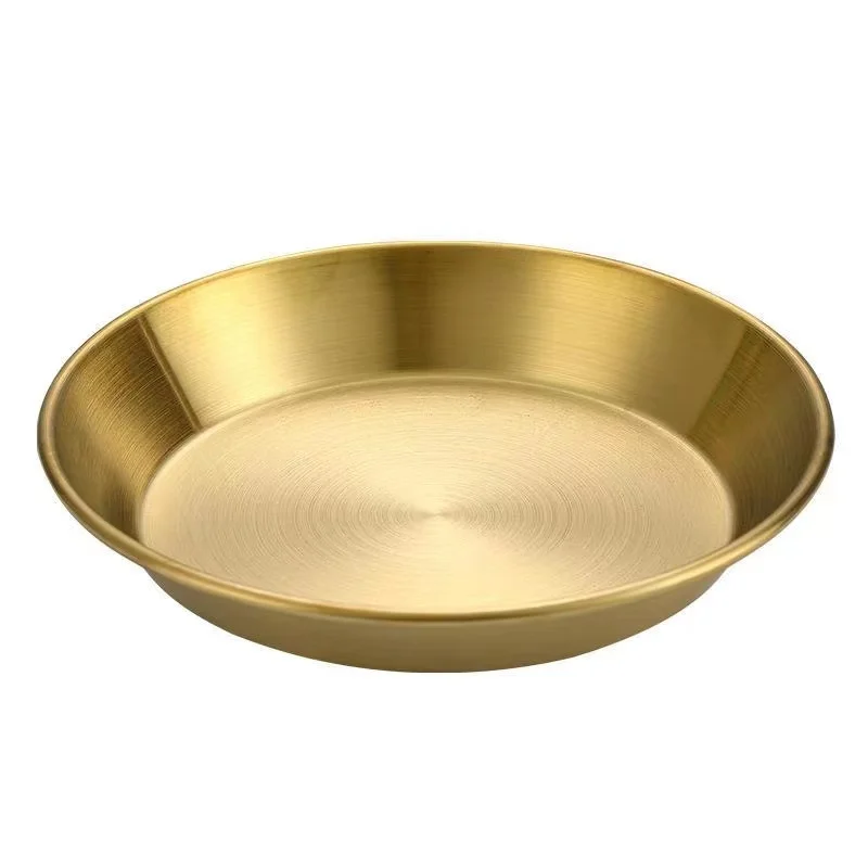 Popular stainless steel kitchen, dining room supplies, stainless steel tableware and dinner plate made in China