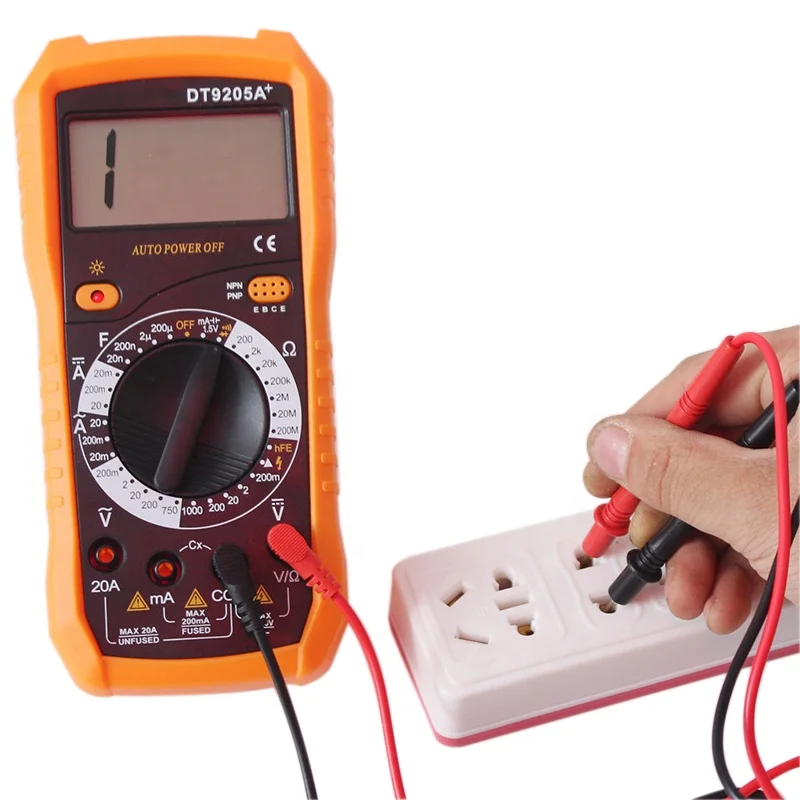 Высокоточный skyasia DT-9205A + Multitester удержания мультиметра Multimetro цифровой мультиметр
