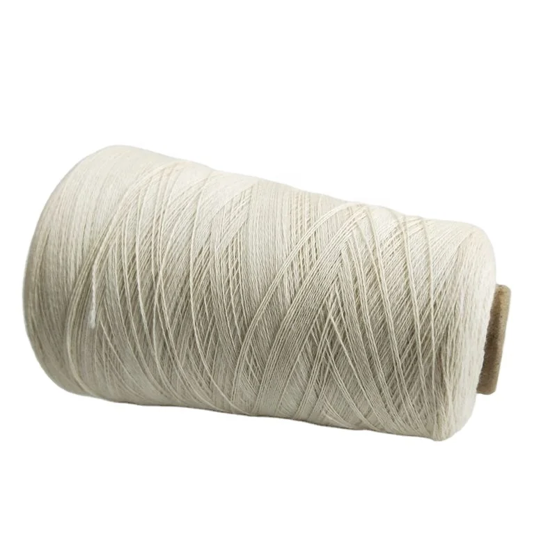 Белая чесаная австралийская акриловая нейлоновая шерстяная смешанная пряжа
