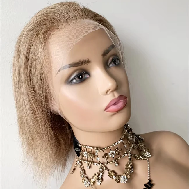 DX215 оптовая продажа remy natrual hd полностью кружевные замки однотонный микро Плетеный парик плетеный протез из человеческих волос вьетнамский