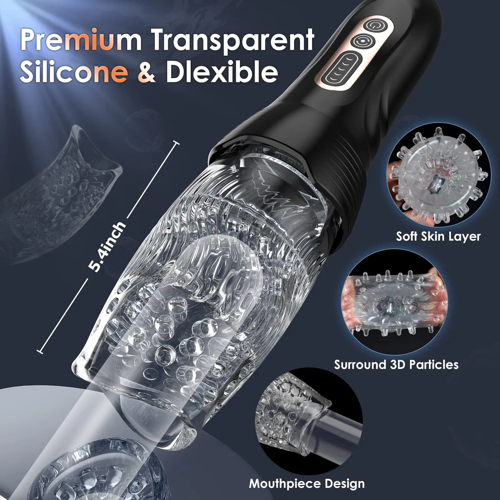 LOVE Sex toy wholesale shop visual window telescopic rotary deep throat wrap penis trainer to esensitize the penis