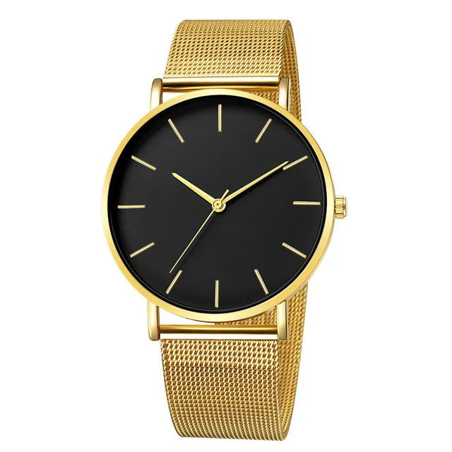 Latest Brand New High End Good Quality Trend Design Low Price Multi-Color  Multifunction men Quartz Watch Stainless Steel Band