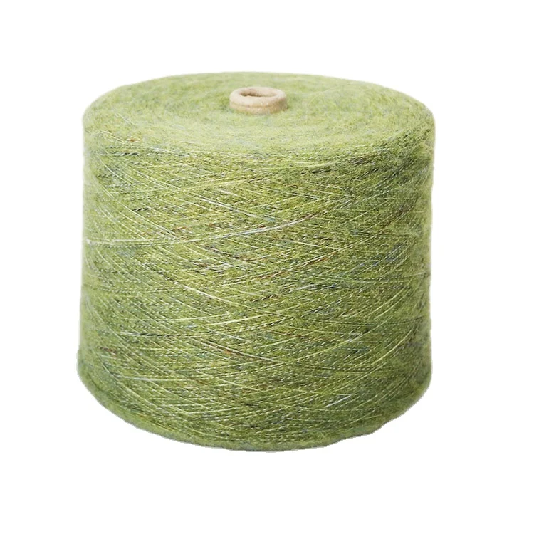 
6.5S 70% Polyester22%Acrylic 6% wool 2% Spandex Period of color blended brushed fancy yarn for knitting 