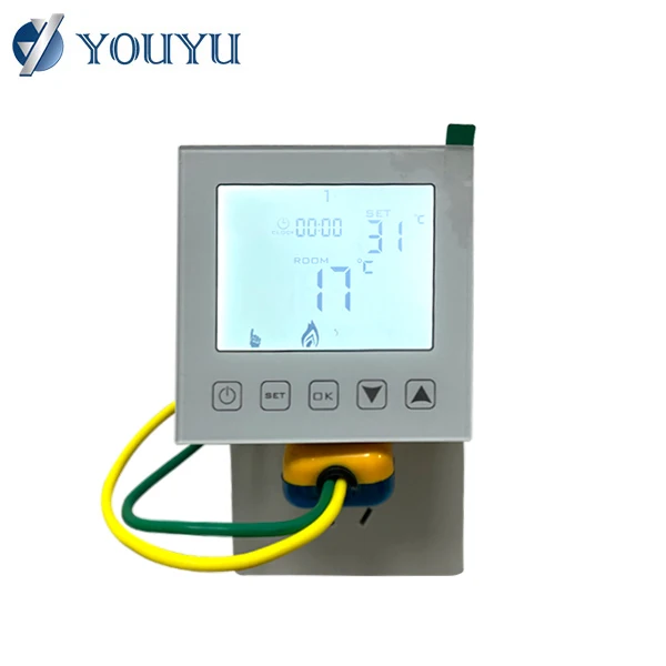 Electric floor heating thermostat for large indoor houses with wifi thermostat