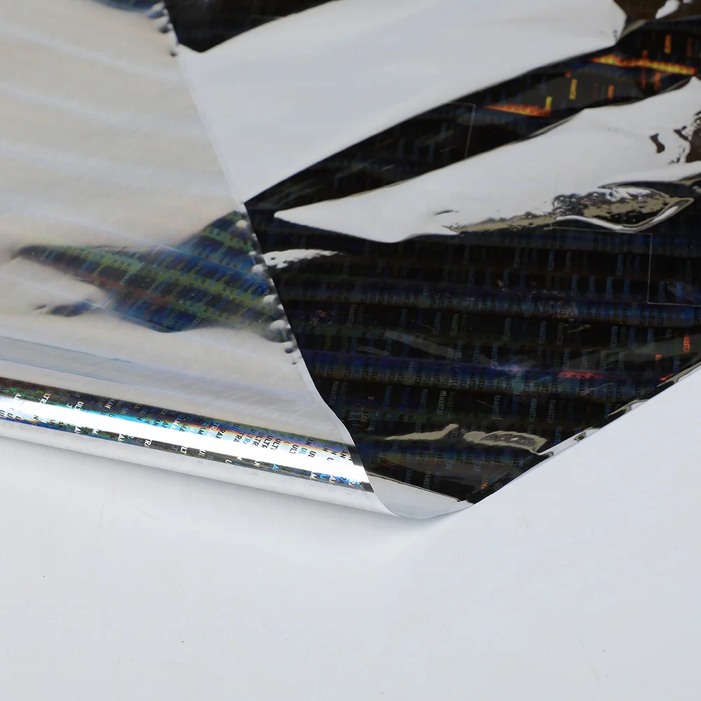 Jinghua лазерная 3D платиновая рельефная Высококачественная теплопередающая индивидуальная гравировочная Лазерная голографическая пленка для карт