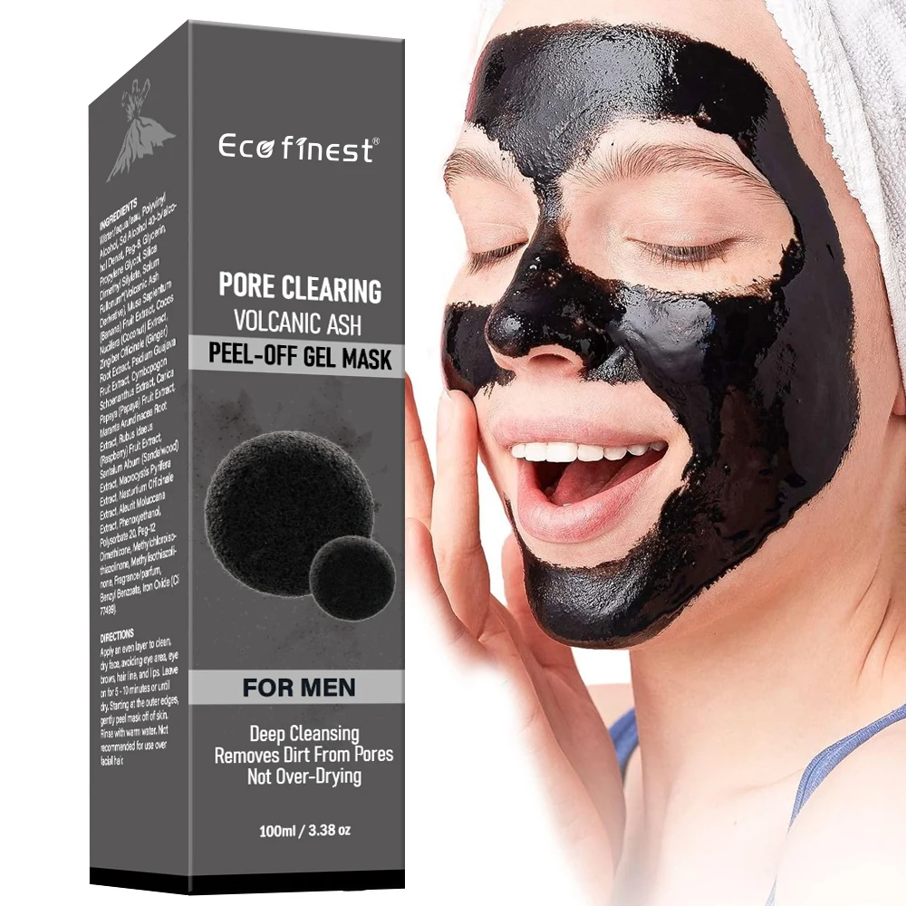 Гелевая маска для очистки пор вулканического пепла с индивидуальным логотипом