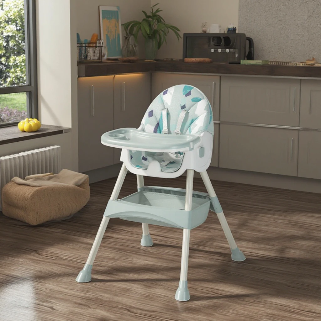 Baby feeding chair adjustable baby high chair 3 in 1 baby kids high chair for feeding