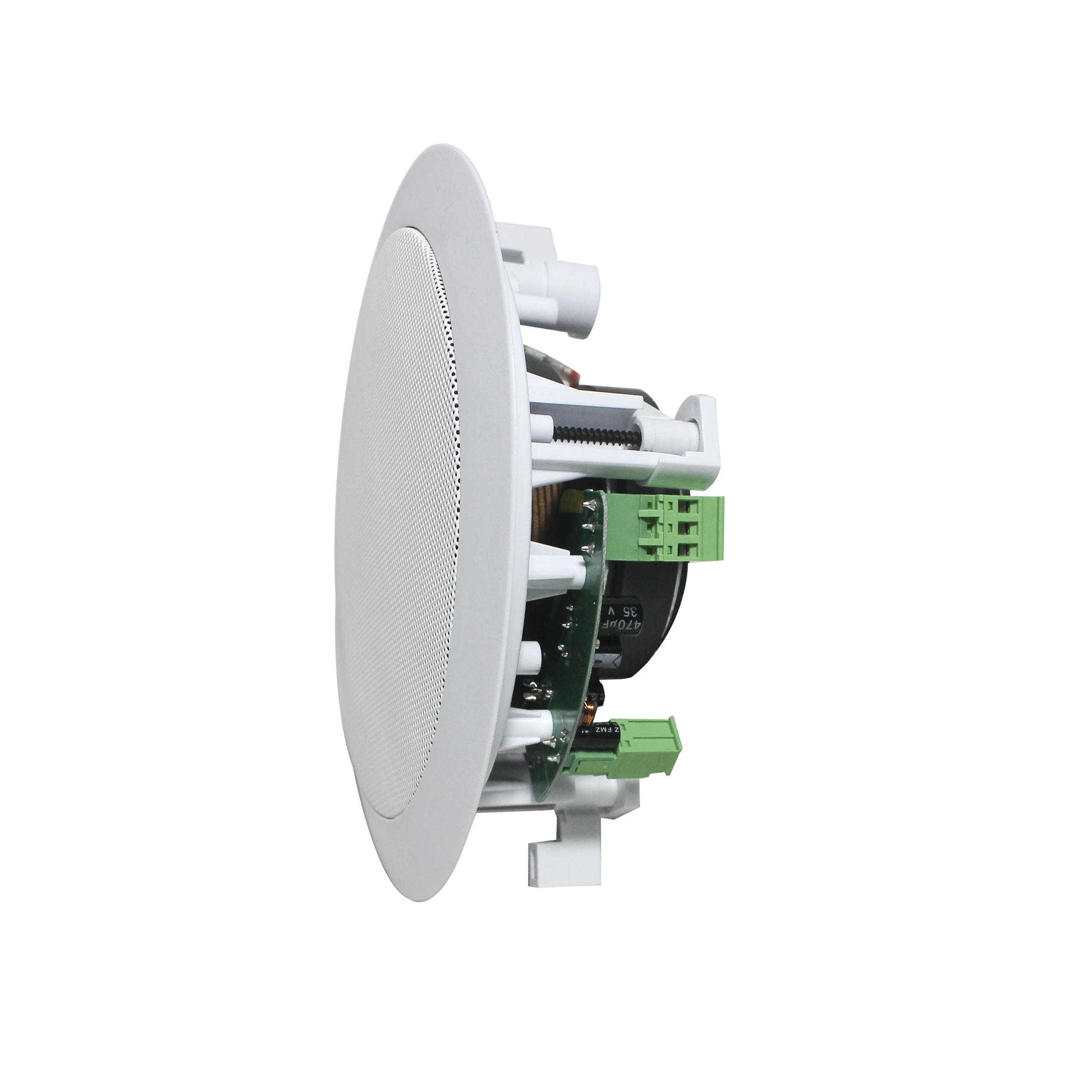 T 2*15W 8ohm Bluetooth Stereo Audio Ceiling Speaker with 5 Inch Subwoofer for Home Surround Sound ABS In-ceiling Speakers