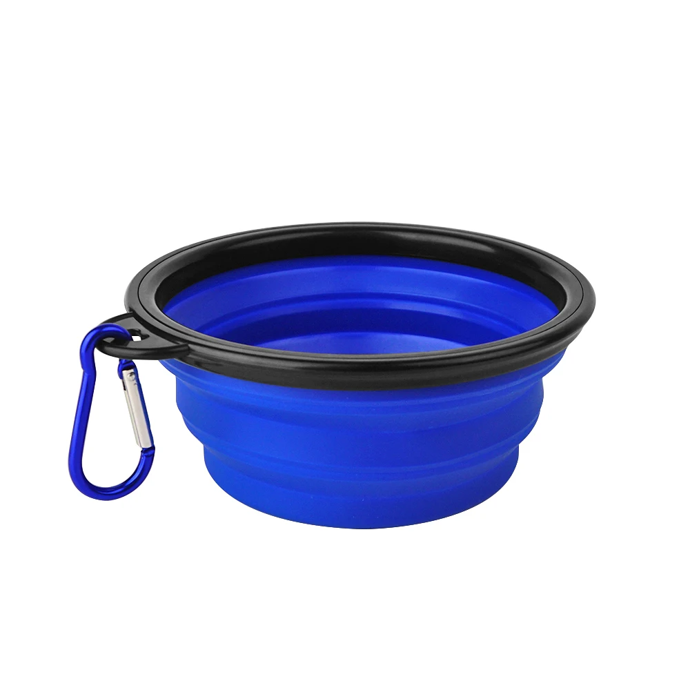 350ML 650ML 1000ML Eco Friendly Pet Feeding Bowls Waterproof Travel TPE Silicone Collapsible Dog Cat Water Bowl