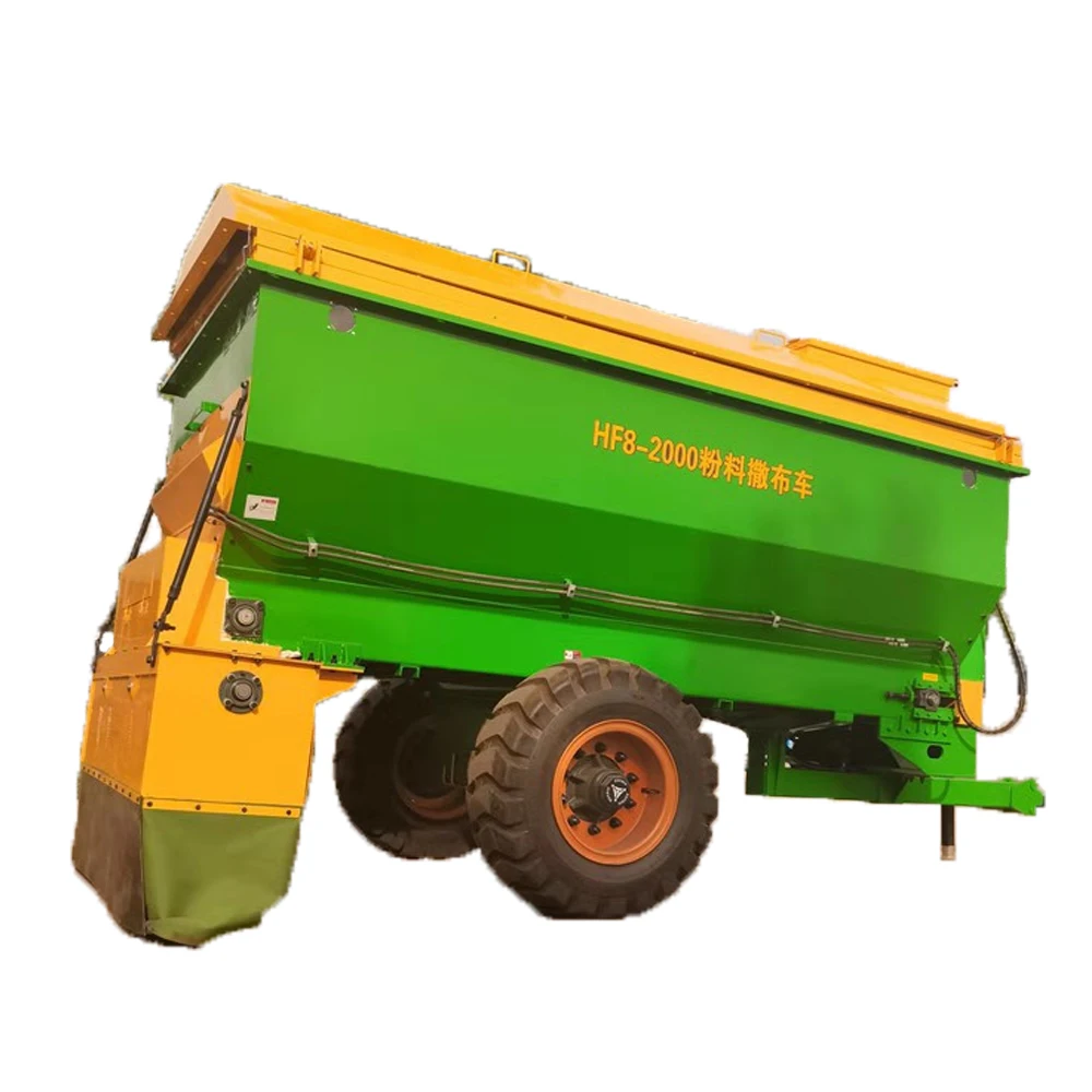 High quality traction cement spreader Lime powder spreader White ash spreader