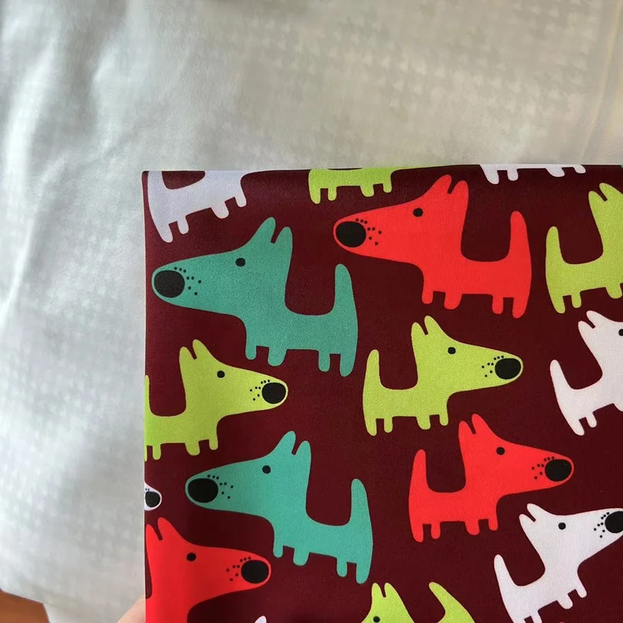 NO minimum Waterproof Digital Printed PUL TPU Polyester fabric for Diapers pads