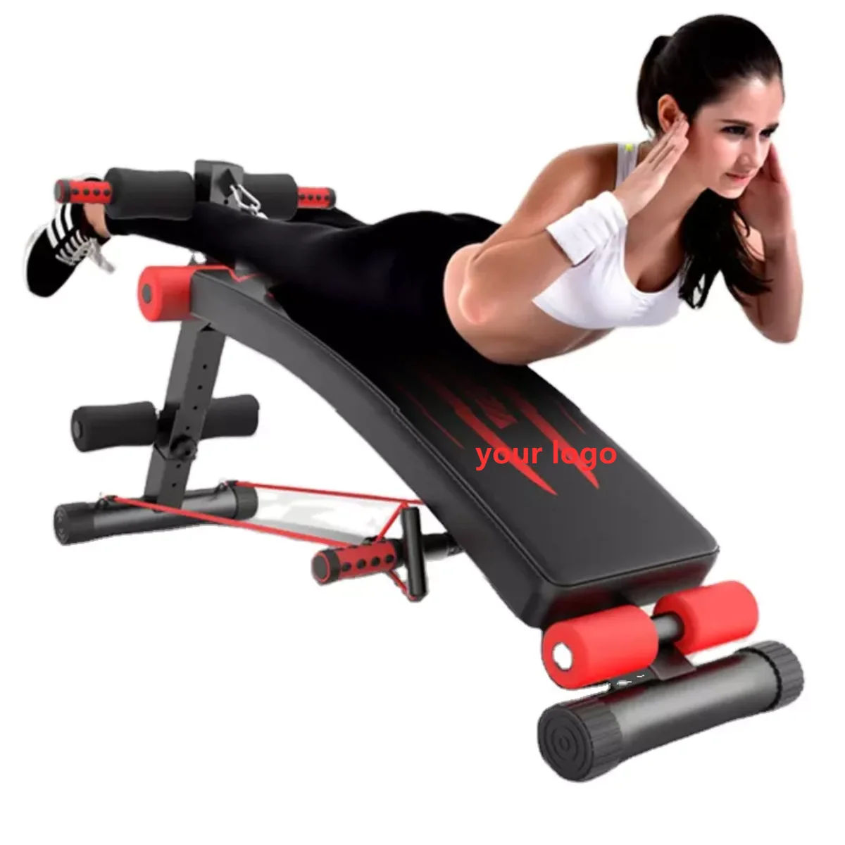 Hot sale  Gym Equipment Sit Up Bench Muscle Exercise Ab Chair Foldable Portable Exercise Supine Board Gym Equipment