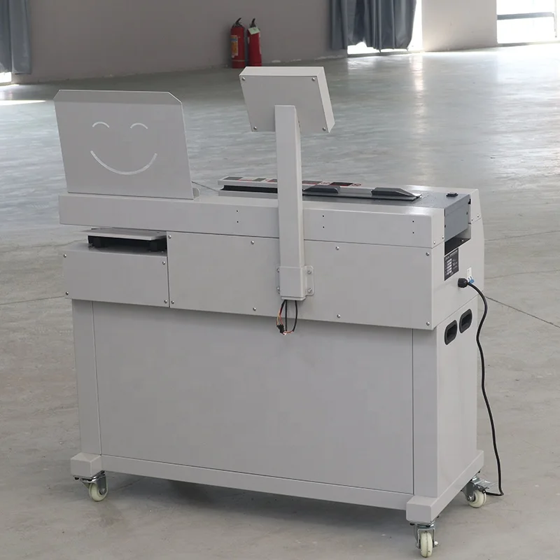 D50-A4 Single Roller Glue Binding Machine automatic hot melt book binder