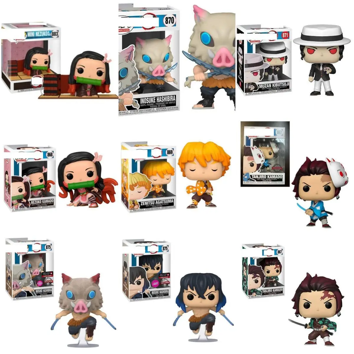 Spot Foreign Trade Best-Selling Cartoon Anime Ghost Extinguishing Peripheral Stove Door Figurine