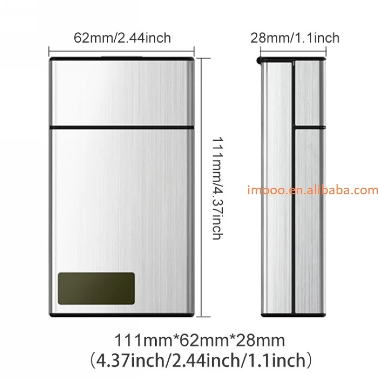 20 шт. Металлический футляр для зарядки USB