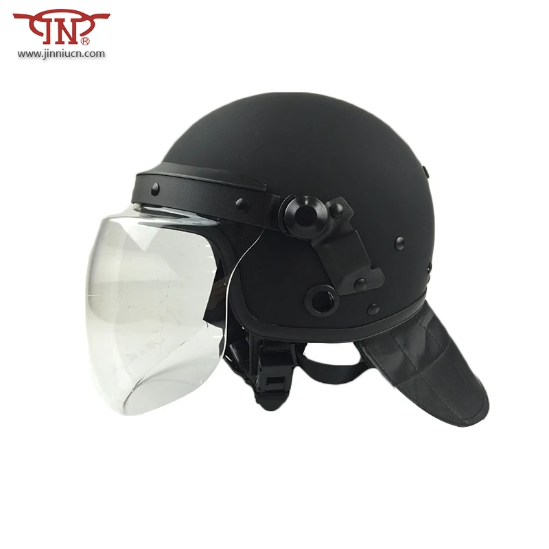 Riot protective equipment riot control helmet with grill riot gear