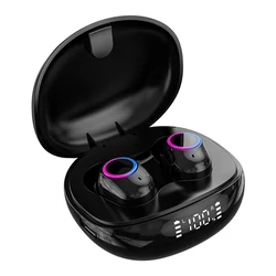 2022 latest F8 Tws BT5.2 True Wireless Headphones Headset Earbuds Digital Electric Waterproof Noise Reduction Wireless Earphone