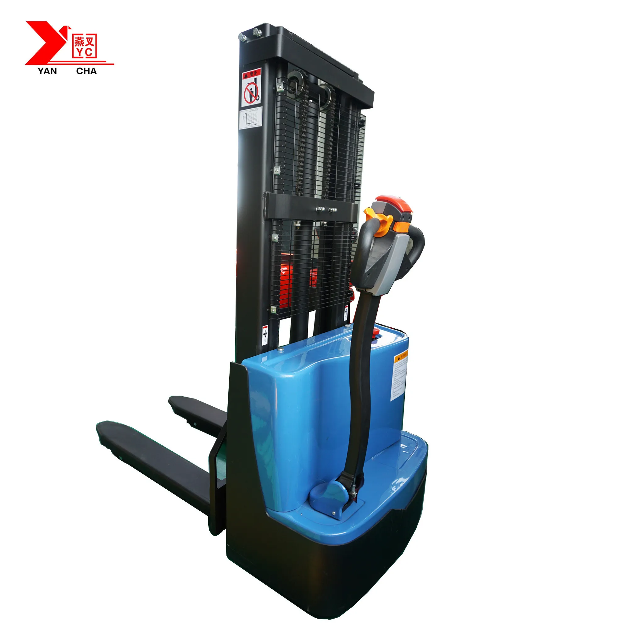 In stock Cold storage mini walkie all electric pallet stacker telehandler 3 m 4 m