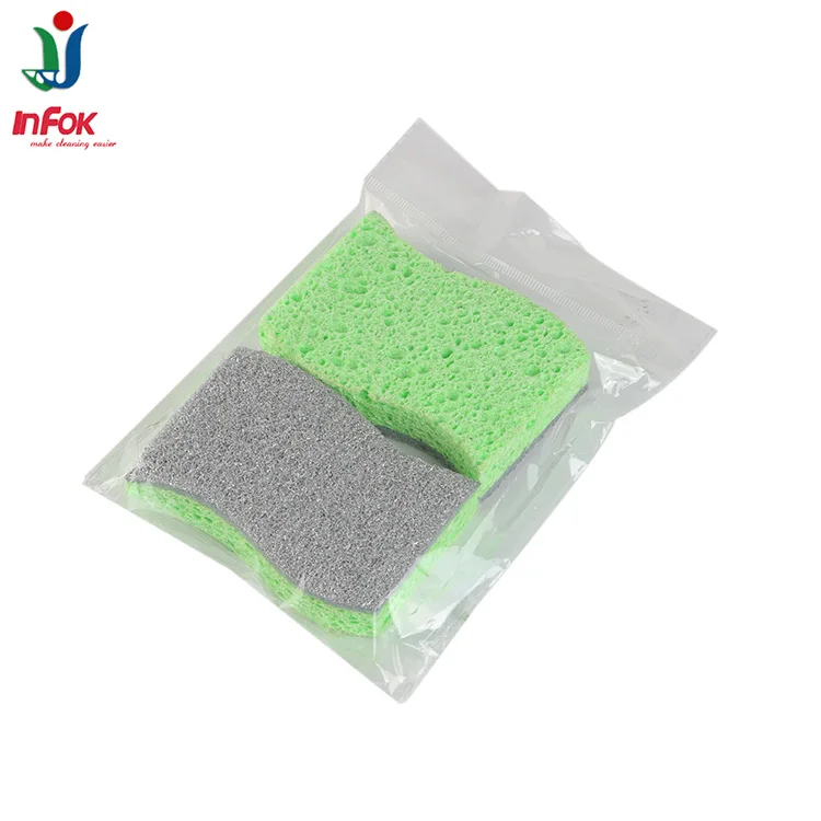 Оптовая продажа популярная кухонная губка высокой плотности для мытья