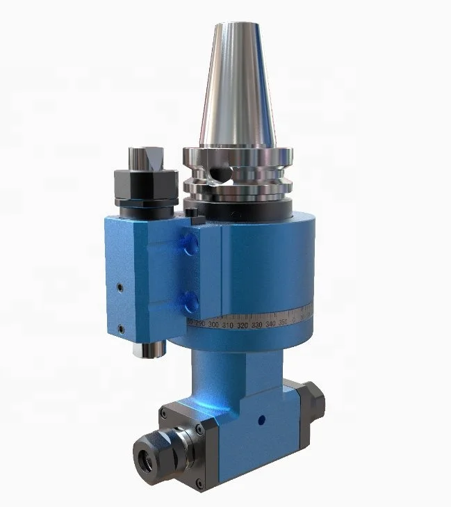90 degree Angle and double Head  BT50/BT40/BT30 universal milling head