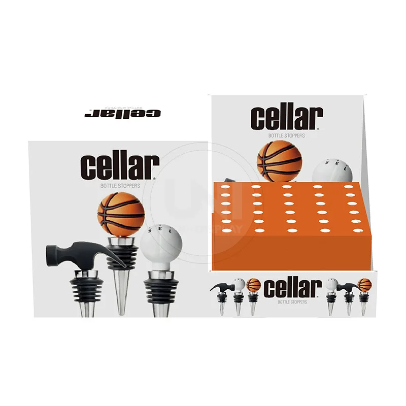 Retail Store Cardboard Pen Display Stands Paper Tabletop Counter Display For Stationery promotional