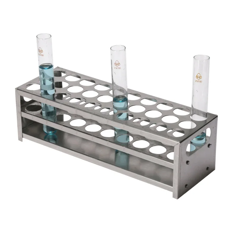
Laboratory Tube Storage Holder Stainless Steel Test Tube Rack 