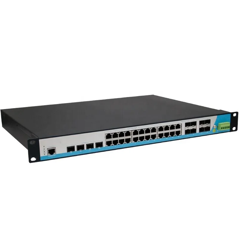 Производство gigabit 36 порт волокна ethernet poe слой 3 промышленный сетевой коммутатор
