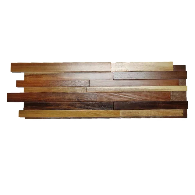 Kasaro High Quality Wood 3d Panel 3D Wood Mosaic for Apartment 3D Solid Wood Wall Panel