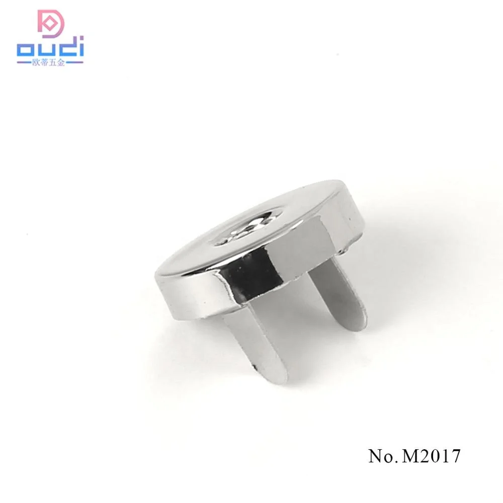 18*4MM Custom Metal Magnet For Leather Bag Strong Bag Closure Magnetic Button Fasteners For Clothing