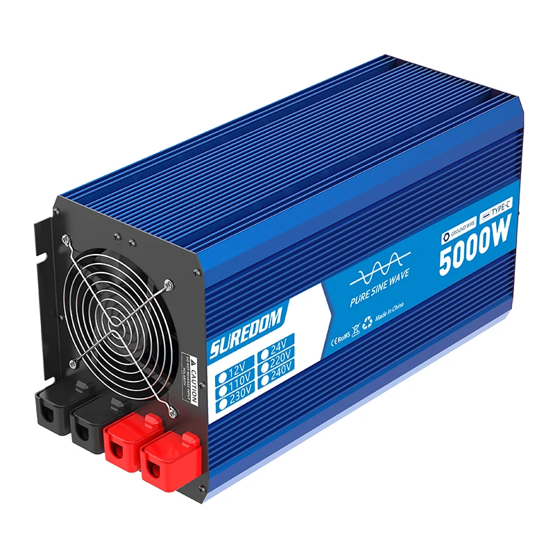 DC To AC 12v 240v Single Output 5000w Solar Inverter Pure Sine Wave Inverter Power Inverter