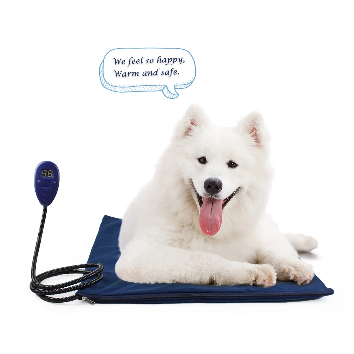 Dog Mat Indoor Cat Dog Pet Beds Electric Heating Blanket Pad with Free Cover for Pets