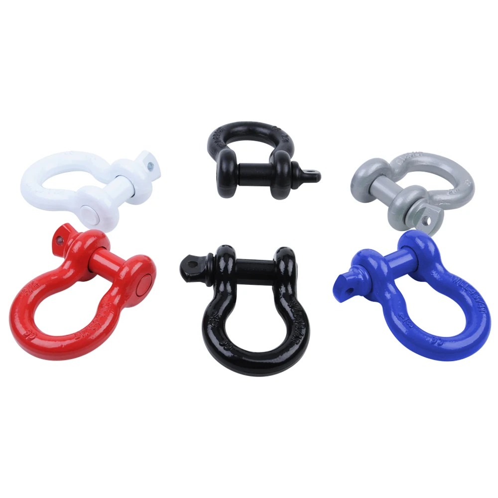 Amazon Hot Sales Heavy Duty Forged 3/4 inch 4.75 Tons D Ring Bow Anchor Shackle