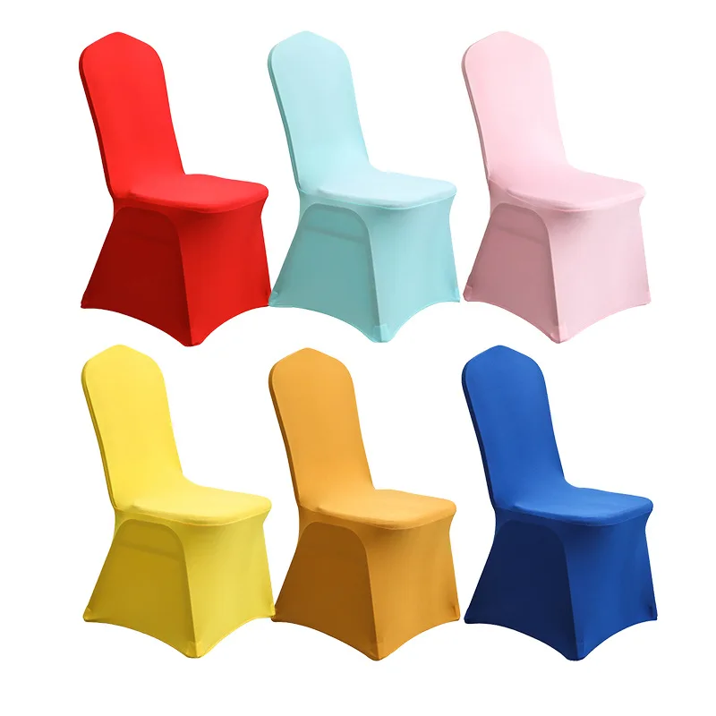 Wholesale Custom Spandex Chair Cover Solid Color Stretch Chair Covers