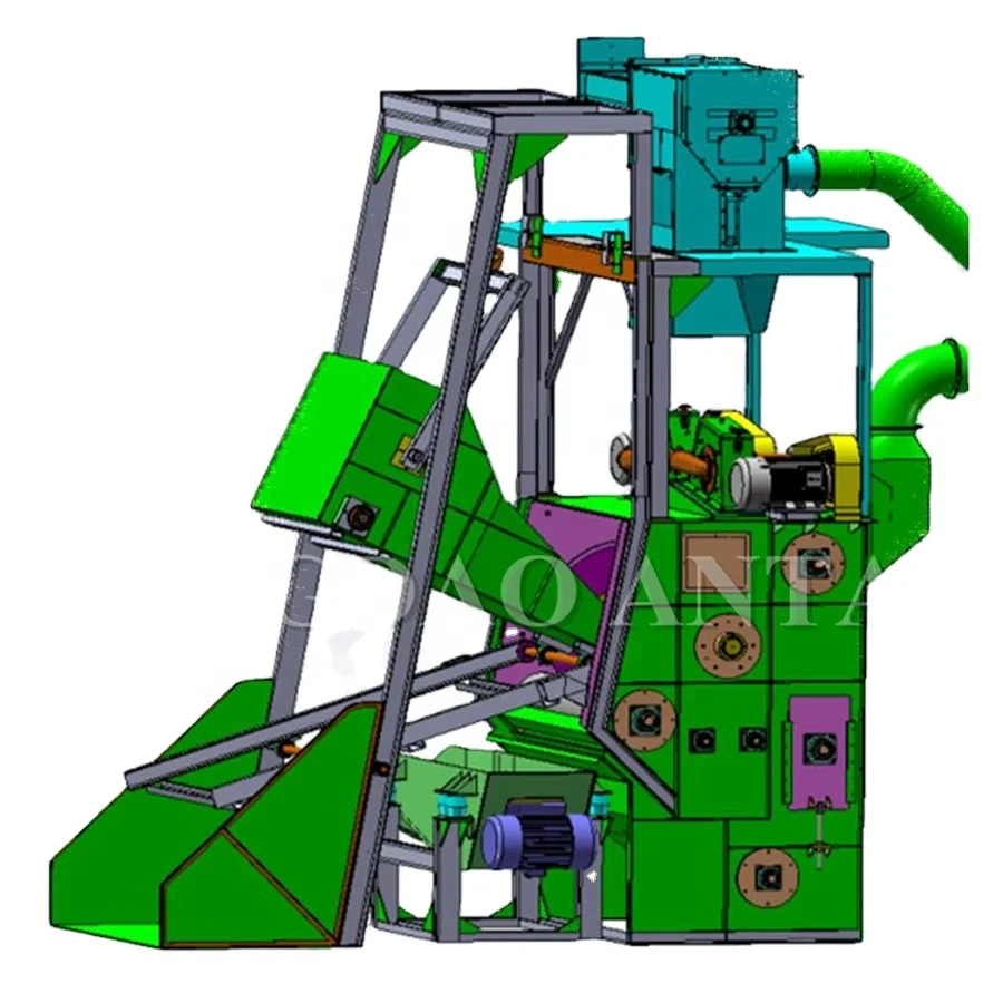 Medium Small size workpieces tumble rubber belt shot blasting machine manufacture