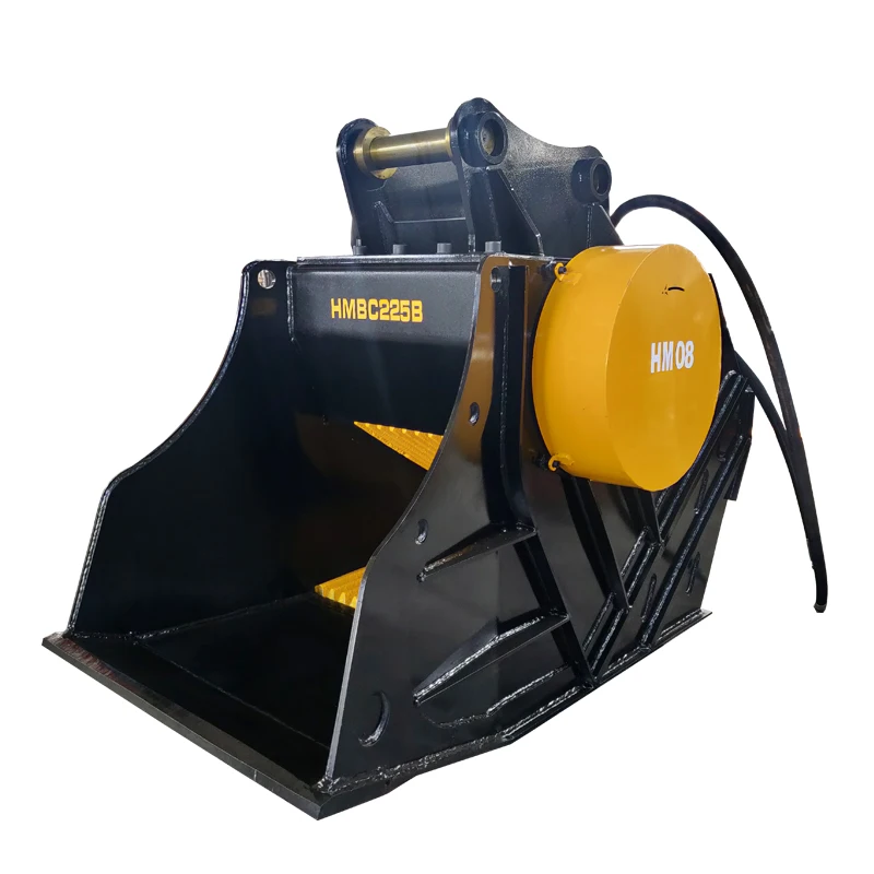 HOMIE 20 tons jaw crusher bucket with SAI motor