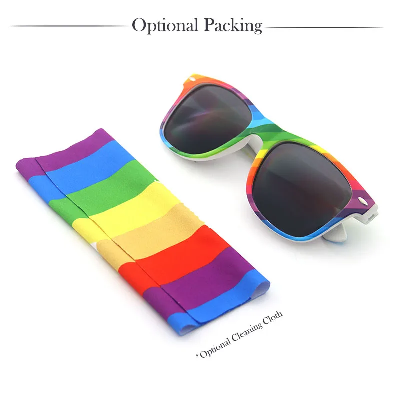 Hot Selling Fashion Boy Girl Shade Eyewear Rainbow Children Sun Glasses UV400 Kids Sunglasses
