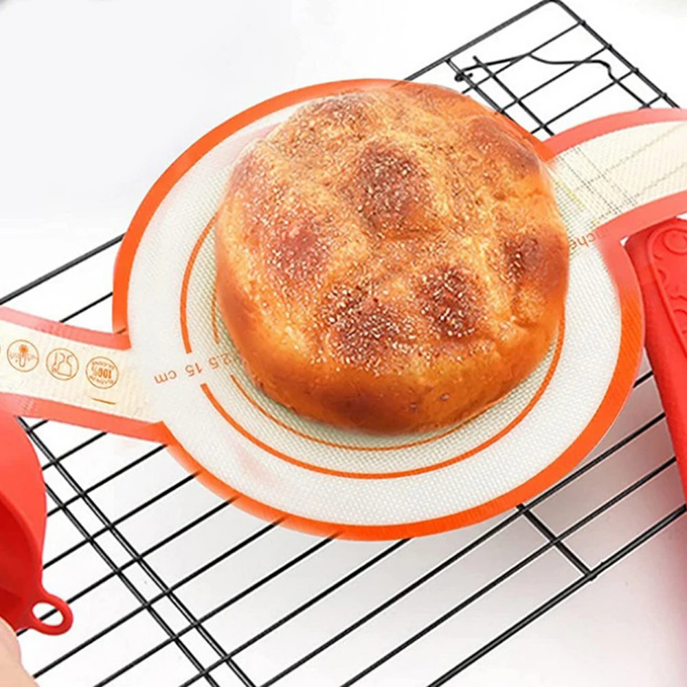 Dutch Oven Silicone Baking Mats Air Fryer Liners Home Kitchen Baking Pastry Tools Heat-Resisting Bread Baking Silicone Mats