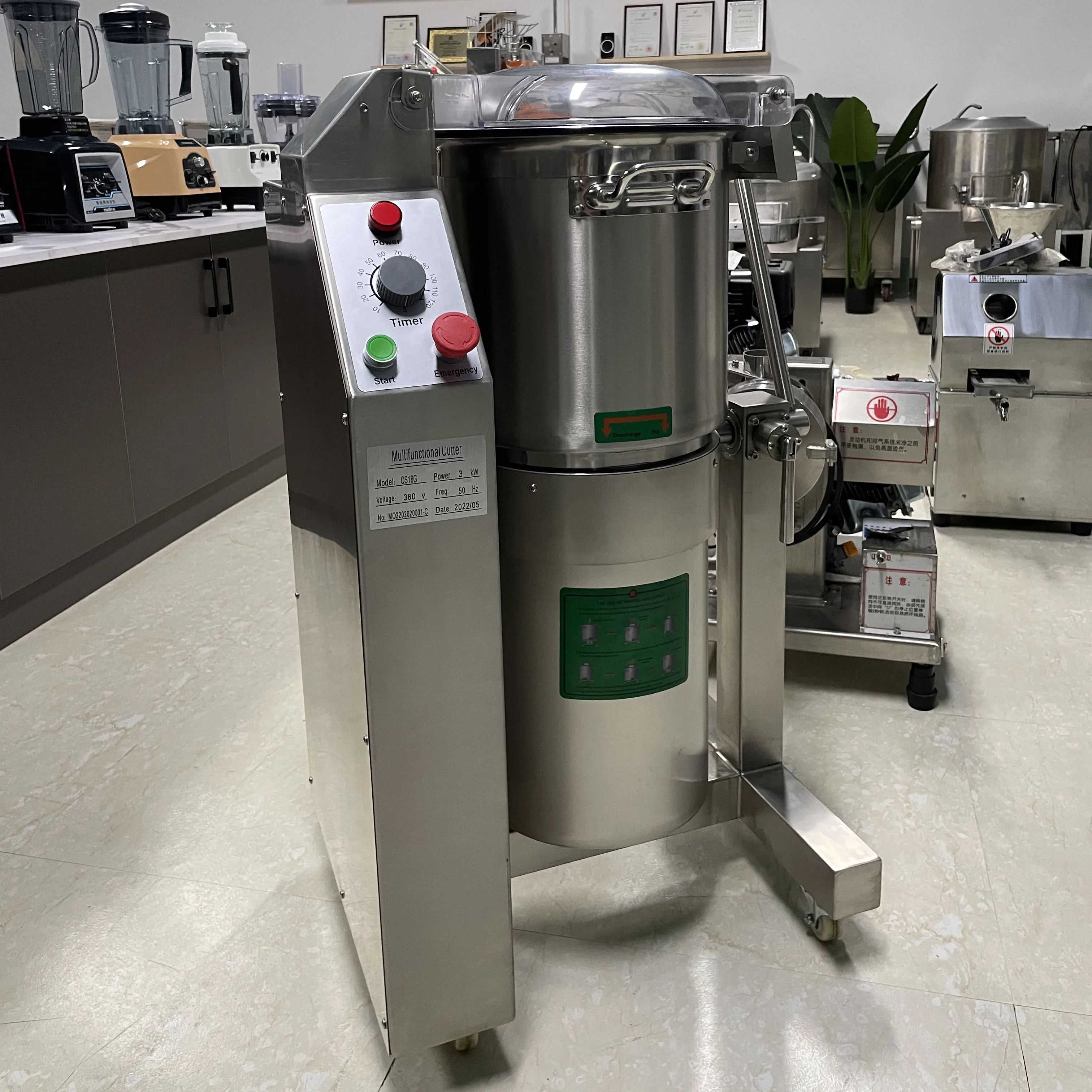 Многофункциональная Мясорубка GOOPIKK, 18 л, 3000 Вт, Кухонный комбайн, Мясорубка из нержавеющей стали