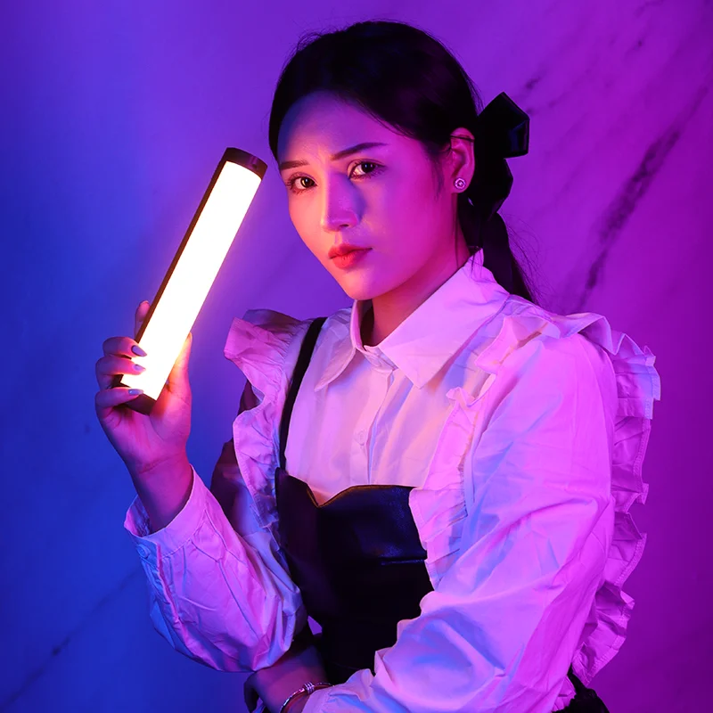 Ulanzi VL110  Portable full color Tube Light Photography Lighting Rechargeable Handheld Tube RGB Color LED Video Light