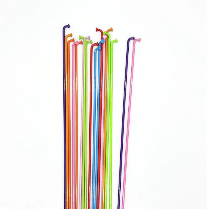 Customize 14G/13G/12G/10G Powder Coating Colored Bike Spokes