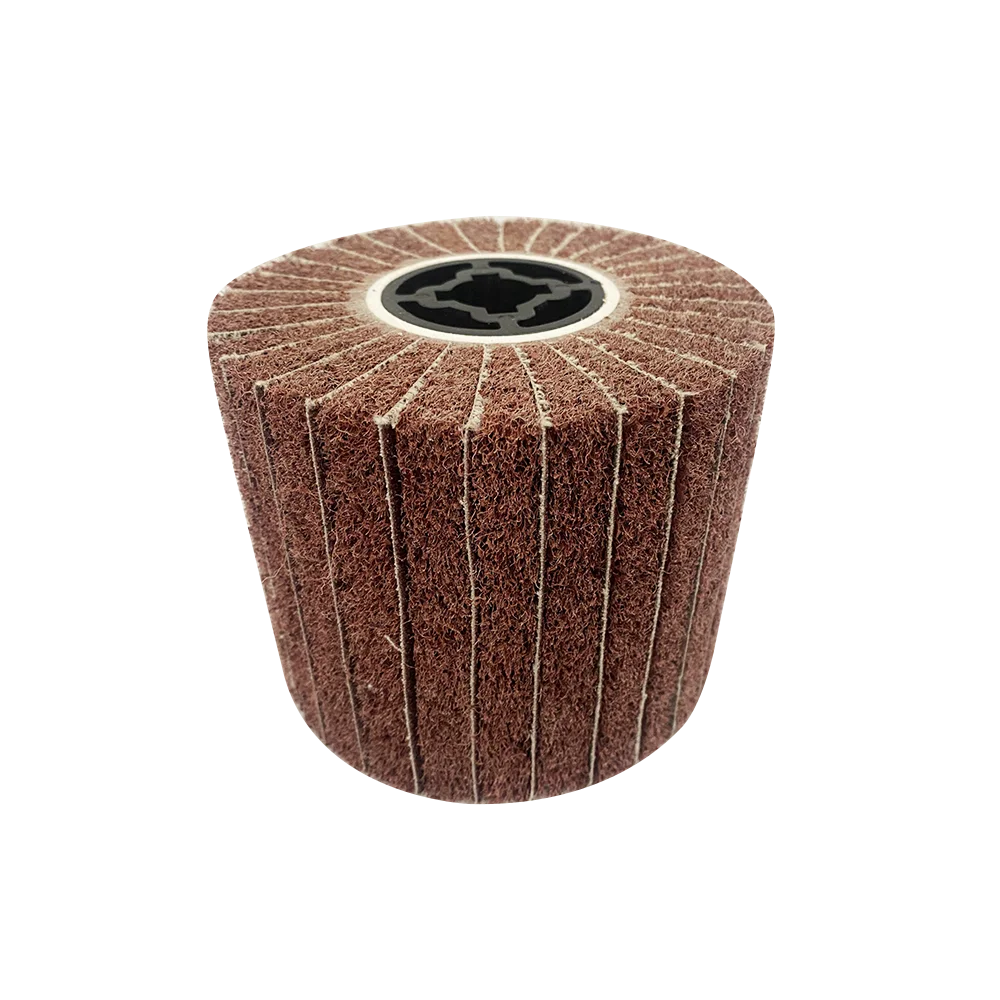 Wire Drawing Flap Wheels Stainless steel and Bright matting fiber buffing wheel