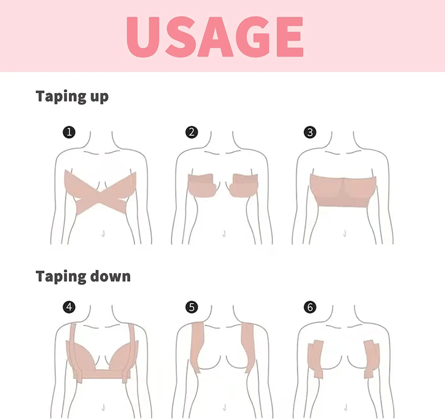Anthrive OEM 5 7.5cm*5m Body Waterproof Invisible Instant Lift Up Push With Box Nipple Cover Pasties Boob Breast Lift Bra Tape