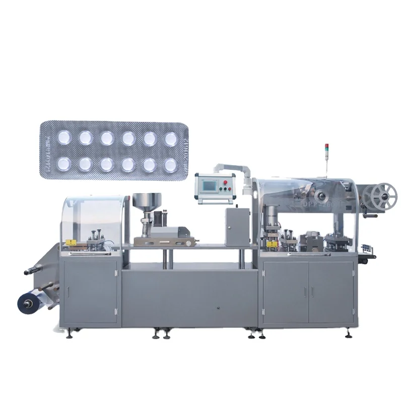 pharmacy tropical thermoforming blister packing pack machine