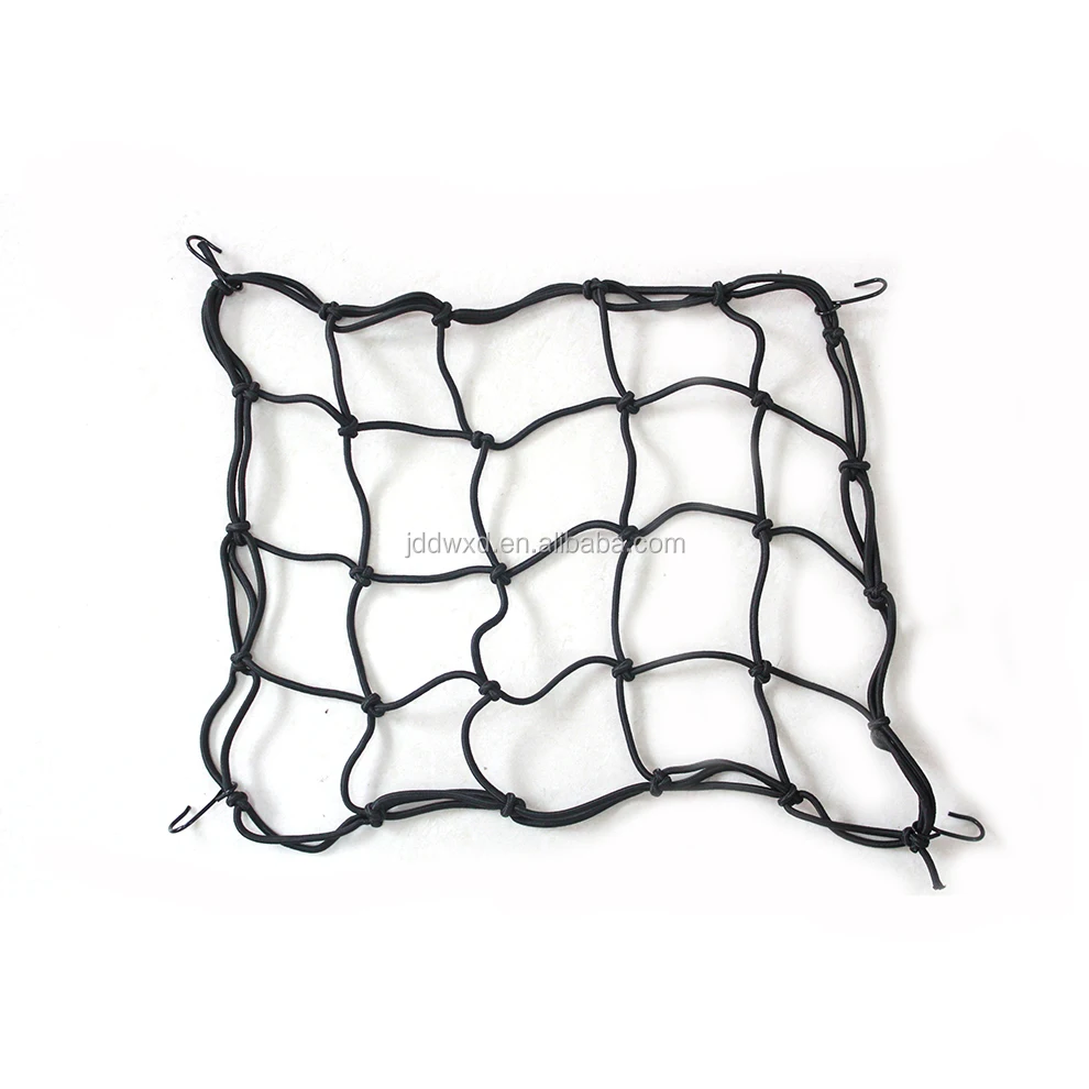 customizable size elastic floor car boot net  for car storage  Motorcycles cargo and bicycling