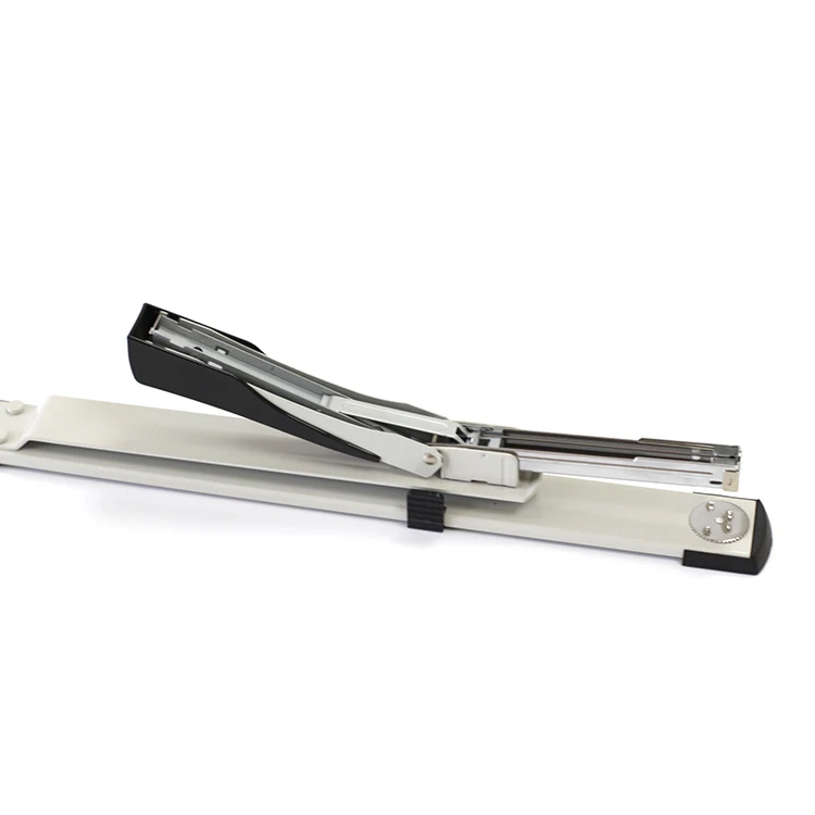 Wholesale good quality long arm reach stapler 24/6 large book stapler 26/6 long arm heavy duty stapler