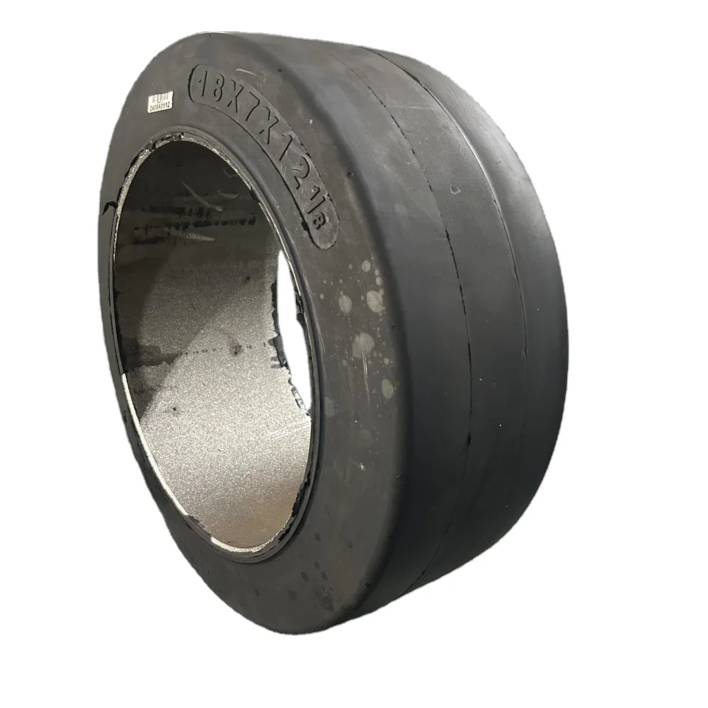 press on solid tyre 18X7X12 1 8sm  press on solid tyre 16 5 10 1/2