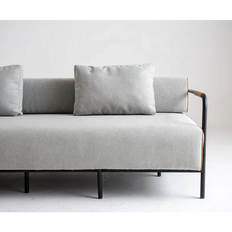 
Solid Wood Inner Frame New Popular Fabric Tube Sofa Bed Studio Couch 