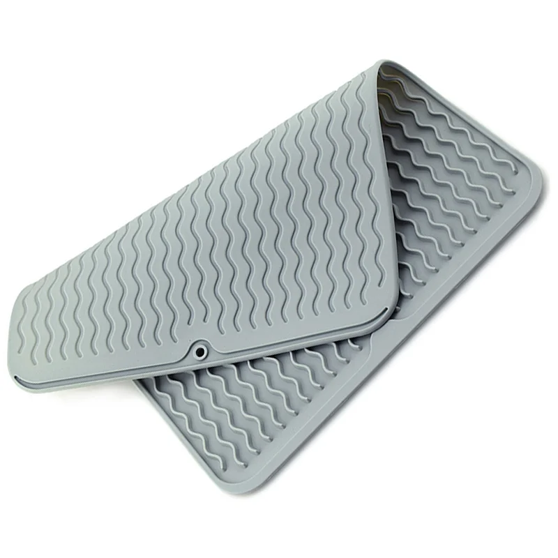 Drying pad Heat-resistant absorbable washable pad bottle rack Kitchen counter shelf refrigerator drawer liner